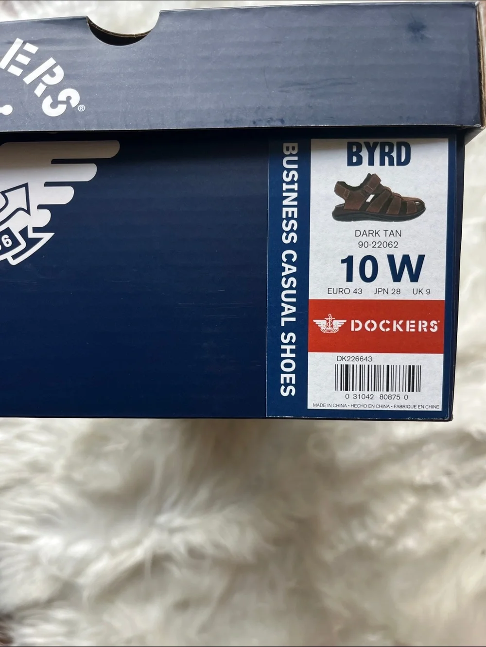 🆕 Dockers Men’s Sandals Byrd Outdoor Sport Fisherman Size 10W Dark Tan